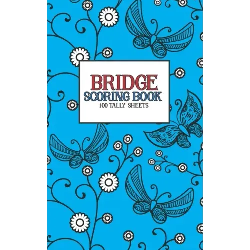 Bridge Scoring Book: 100 Tally Sheets