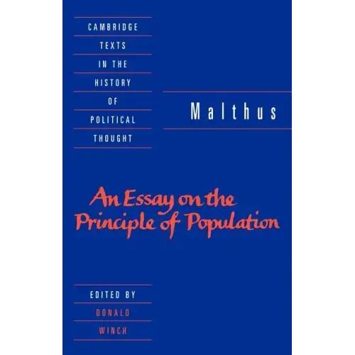 Malthus: 'an Essay on the Principle of Population'