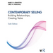 Contemporary Selling: Building Relationships, Creating Value