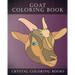 Goat Coloring Book: 30 Simple Goat Face Line Drawing Coloring Pages