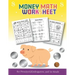 Money Math Worksheet for Preschool, Kindergarten and 1st grade: Over 20 Fun Designs For Boys And Girls - Fun Educational Worksheets Practice Sheets fo