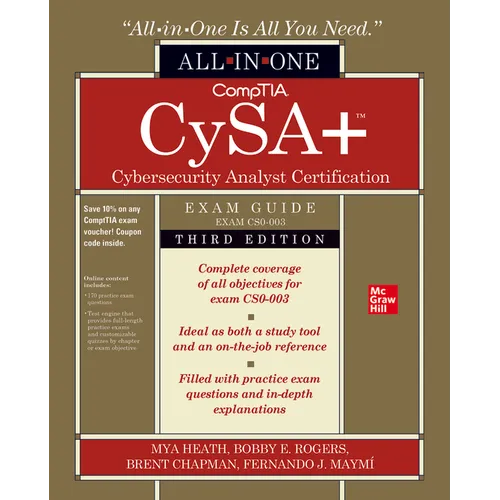 Comptia Cysa+ Cybersecurity Analyst Certification All-In-One Exam Guide, Third Edition (Exam Cs0-003)