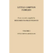 Little Compton Families. Little Compton, Rhode Island. Volume I