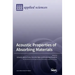 Acoustic Properties of Absorbing Materials