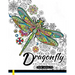 Dragonfly Coloring Books for Adults: Magical Wonderful Dragonflies in The flower garden