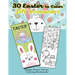 30 Easter to Color DIY Bookmarks: Happy Easter Theme Coloring Bookmarks