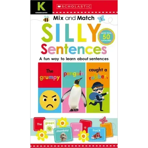 Mix & Match Silly Sentences Kindergarten Workbook: Scholastic Early Learners (Workbook)