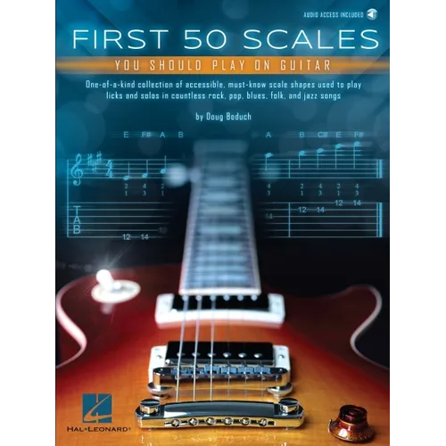 First 50 Scales You Should Play on Guitar - Must-Know Scale Shapes Used to Play Licks & Solos in Rock, Pop, Blues, Folk, and Jazz Songs - By Doug Bodu