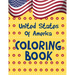 United States Of America Coloring Book: A United States Coloring Book With State Bird, State Seal, State Flower, Fun Filled Learning And Coloring