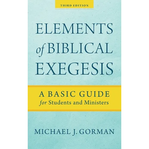Elements of Biblical Exegesis