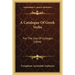 A Catalogue Of Greek Verbs: For The Use Of Colleges (1844)
