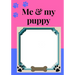 Me and my puppy: girls purple dog photo album, keepsake album for dogs, gift. scrap book for kids, cute pictures, picture and story boo