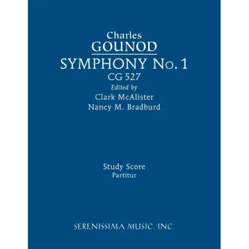 Symphony No.1, CG 527: Study score