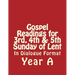Gospel Readings for 3rd, 4th & 5th Sunday of Lent Year A In Dialogue Format