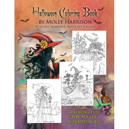 Halloween Coloring Book: by Molly Harrison