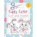 Happy Easter Cut and Paste Workbook for Preschool: Coloring and Cutting Kids Activity Book Easter Basket Stuffer for Kids