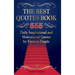 The Best Quotes Book: 555 Daily Inspirational and Motivational Quotes by Famous People