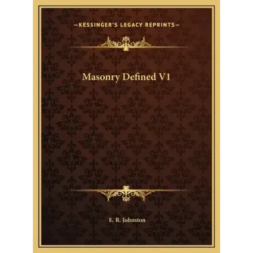 Masonry Defined V1