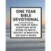 One Year Bible Devotional: One Year of Bible Scripture wtih room to Write, Reflect & Meditate on God's Word