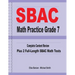 SBAC Math Practice Grade 7: Complete Content Review Plus 2 Full-length SBAC Math Tests