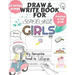 Draw and Write Book for Special Girls: 52 Fun, Creative Writing or Starter Prompts Journal Workbook for Preschool to 2nd grade kids Includes Letter Tr