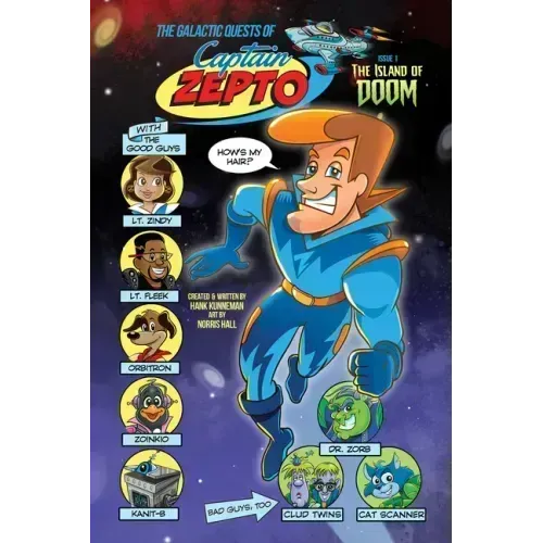 The Galactic Quests of Captain Zepto: Issue 1: The Island of Doom