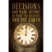 Decisions God Made Before He Made the Heavens and the Earth