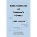 Early Settlers of Indiana's Gore, 1803-1820