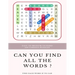 Easy to Medium to Hard 100 Various Puzzles Can You Find All the Words ? Find Each Word If Yo Can: Word Search Puzzle Book for Adults, large print word