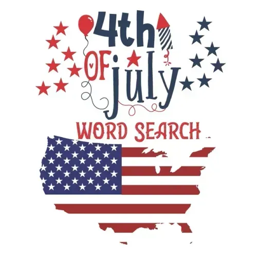 4th Of July Word Search: Independence Day Word Search Puzzles - Includes Number Search - Fourth of July Large Print Puzzle Book