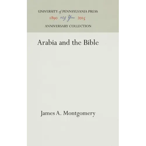 Arabia and the Bible