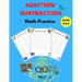 Addition and Subtraction Math Practice Grade 2&3: Math Game Book with Subtracting and Adding Double Digits