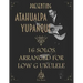 Presenting Atahualpa Yupanqui: 16 solos for Low G ukulele