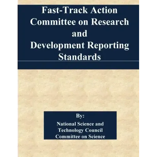 Fast-Track Action Committee on Research and Development Reporting Standards