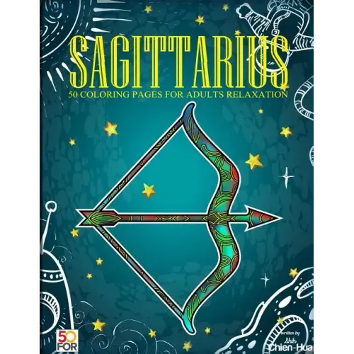 Sagittarius 50 Coloring Pages For Adults Relaxation