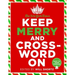 New York Times Keep Merry and Crossword On