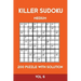 Killer Sudoku Medium 200 Puzzle WIth Solution Vol 6: Advanced Puzzle Sumdoku Book,9x9, 2 puzzles per page