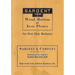 Sargent VBM Wood Bottom And Iron Planes For First Class Mechanics: Catalog Reprint from 1913