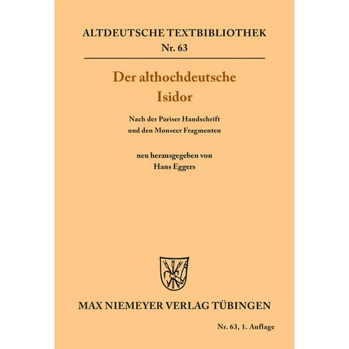 Der althochdeutsche Isidor