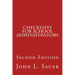 Checklists for School Administrators: Second Edition