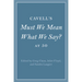 Cavell's Must We Mean What We Say? at 50