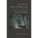 So This Is What It Feels Like: Empathy in the Poetry of James Wright
