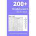 200+ Difficult World search Puzzles Hard: World search puzzle book for Kids & adults