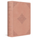 ESV Study Bible (Trutone, Blush Rose, Fleur-De-Lis Design)