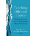 Teaching Difficult Topics: Reflections from the Undergraduate Music Classroom