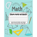 Math Graph Paper Notebook: Quad Ruled 5 squares per inch: Math and Science Composition Notebook for Students 8,5x11 inch (22,6x27,9cm)Paperback -
