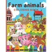 Farm animals coloring book for kids ages 3-8: A fun farm colouring pages, simple designs for kids