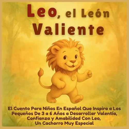 Leo, el León Valiente: El Cuento Para Niños En Español Que Inspira a Los Pequeños De 3 a 6 Años a Desarrollar Valentía, Confianza y Amabilidad Con Leo