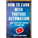 How to Earn with Youtube Automation: Make Your First Youtube Automation