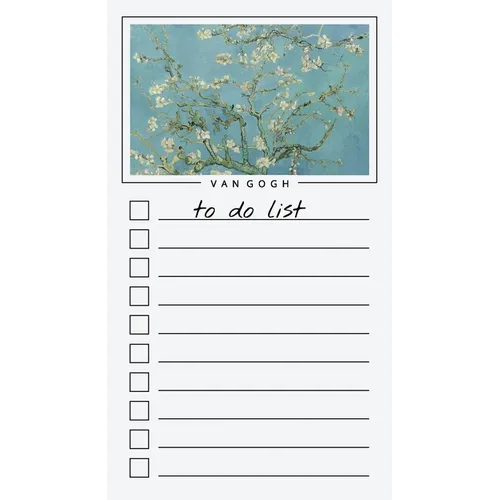 To Do List Notepad: Van Gogh Paintings, Checklist, Task Planner for Grocery Shopping, Planning, Organizing